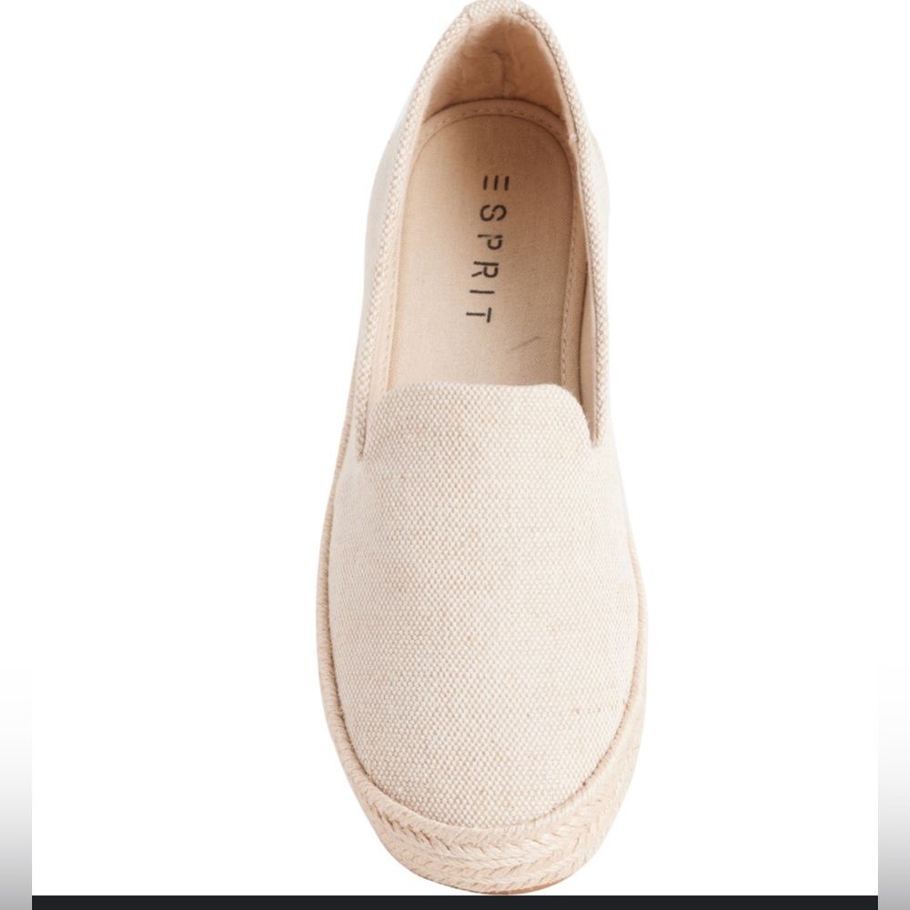 Beige Loafers - Textile Esprit Women's Carina (Used just once)